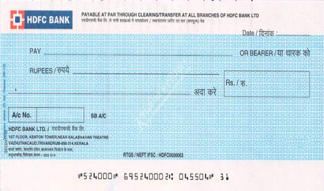 cheque